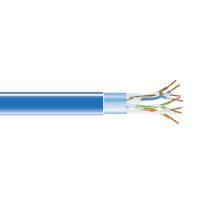 CAT5e 350MHz シールド付きイーサネットバルクケーブル（F/UTP）CMR PVCジャケット 1000フィート巻き