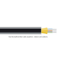 OM3 50/125 Multimode Bulk Fiber Optic Distribution Cable - Indoor/Outdoor, Tight-Buffered, OFNP Plenum
