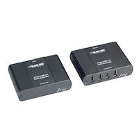 USB 2.0延長器 - CATx対応、4ポート