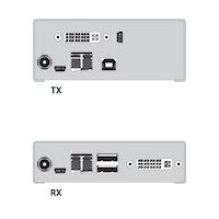 DKM Compact KVM Extender - DVI-I, Fiber