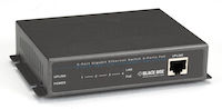 LPB1200 Series Gigabit Ethernet (1000-Mbps) PoE+ Switch - (1) 10/100/1000-Mbps Copper RJ45, (4) RJ45 PoE+