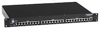 ラックマウント型ギャングスイッチ - 19インチ、1Uサイズ、RJ-45 A/B切替 ×8（全ピン対応）、ネットワーク管理可能