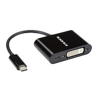 USB-C アダプター - USB-C → DVI 変換アダプター（Power Delivery対応、1080p/60Hz、60W［20V 3A］、DP 1.2 Altモード）